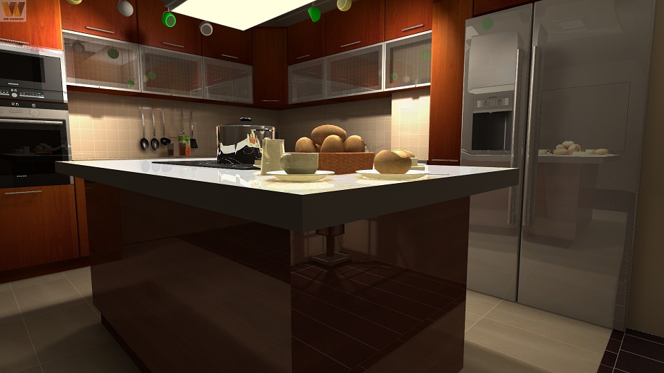 modern house kitchen